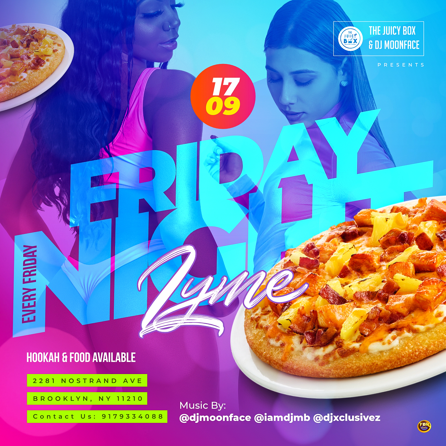 I will design a professional night club or funky party themed flyers for affordable prices.